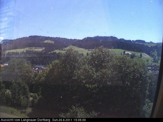 Webcam-Bild: Aussicht vom Dorfberg in Langnau 20110626-150500