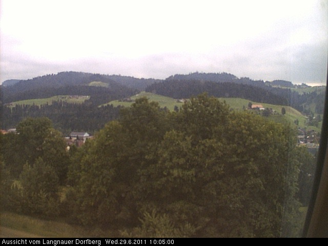 Webcam-Bild: Aussicht vom Dorfberg in Langnau 20110629-100500