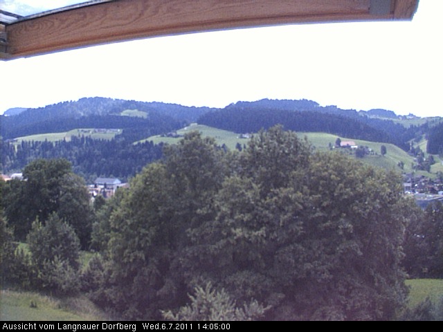 Webcam-Bild: Aussicht vom Dorfberg in Langnau 20110706-140500