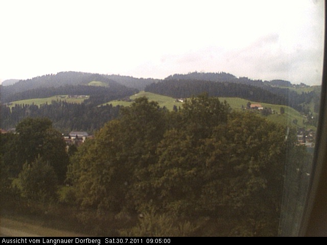 Webcam-Bild: Aussicht vom Dorfberg in Langnau 20110730-090500