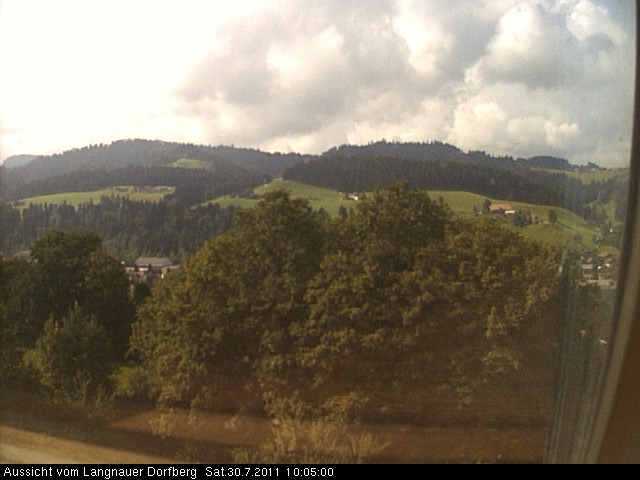 Webcam-Bild: Aussicht vom Dorfberg in Langnau 20110730-100500