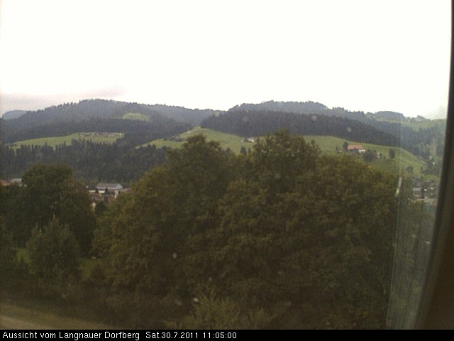 Webcam-Bild: Aussicht vom Dorfberg in Langnau 20110730-110500