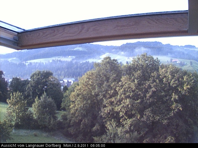 Webcam-Bild: Aussicht vom Dorfberg in Langnau 20110912-080500