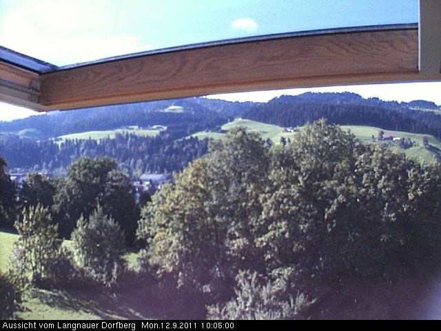 Webcam-Bild: Aussicht vom Dorfberg in Langnau 20110912-100500