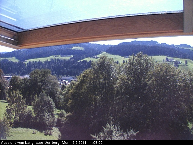 Webcam-Bild: Aussicht vom Dorfberg in Langnau 20110912-140500