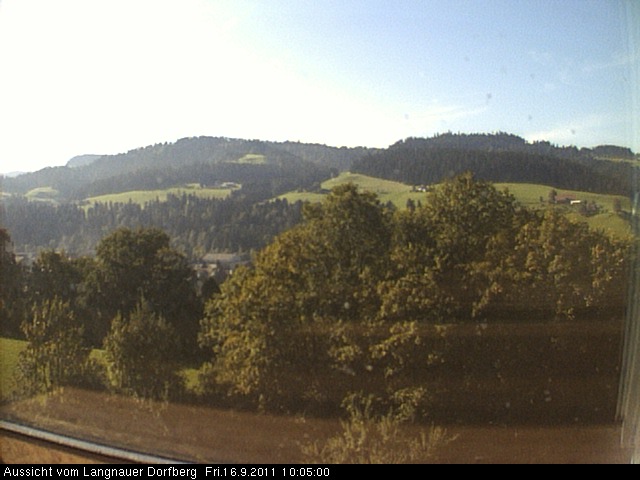 Webcam-Bild: Aussicht vom Dorfberg in Langnau 20110916-100500