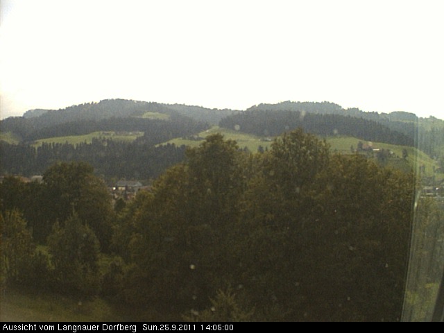 Webcam-Bild: Aussicht vom Dorfberg in Langnau 20110925-140500