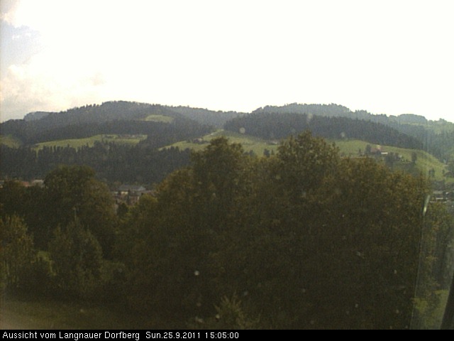 Webcam-Bild: Aussicht vom Dorfberg in Langnau 20110925-150500