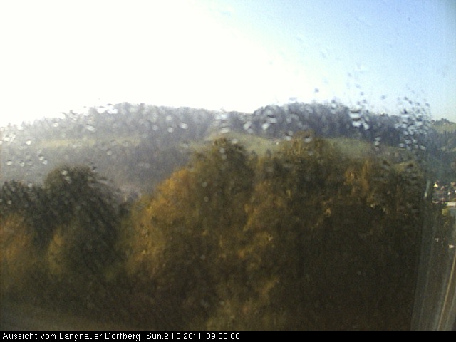 Webcam-Bild: Aussicht vom Dorfberg in Langnau 20111002-090500