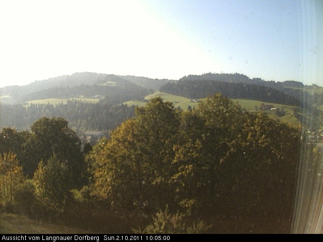 Webcam-Bild: Aussicht vom Dorfberg in Langnau 20111002-100500