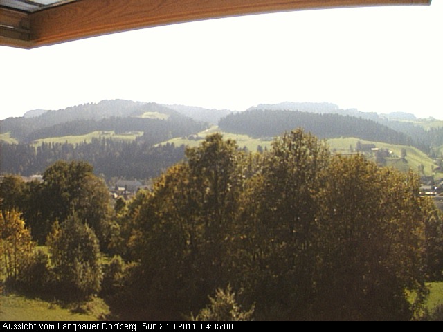 Webcam-Bild: Aussicht vom Dorfberg in Langnau 20111002-140500