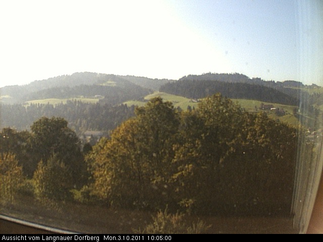 Webcam-Bild: Aussicht vom Dorfberg in Langnau 20111003-100500