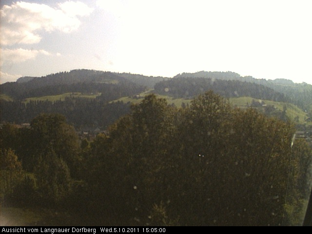 Webcam-Bild: Aussicht vom Dorfberg in Langnau 20111005-150500
