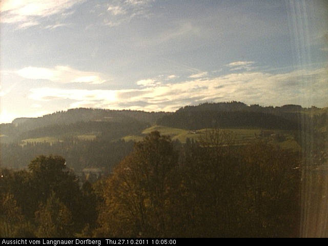 Webcam-Bild: Aussicht vom Dorfberg in Langnau 20111027-100500