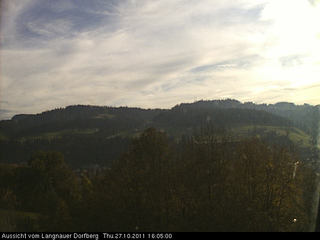 Webcam-Bild: Aussicht vom Dorfberg in Langnau 20111027-160500