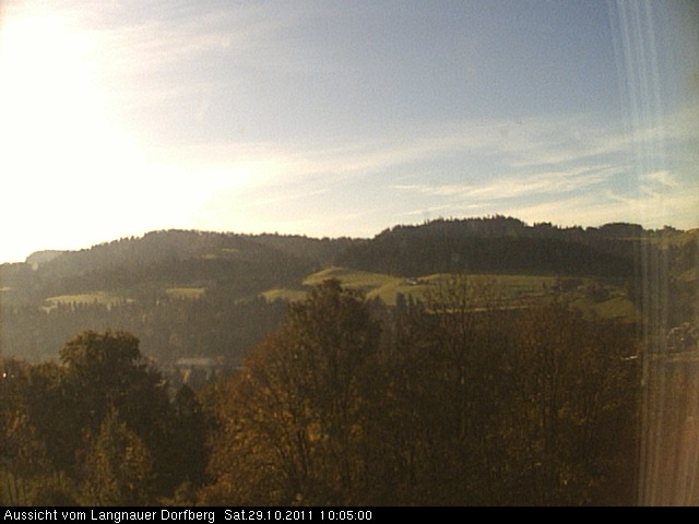 Webcam-Bild: Aussicht vom Dorfberg in Langnau 20111029-100500