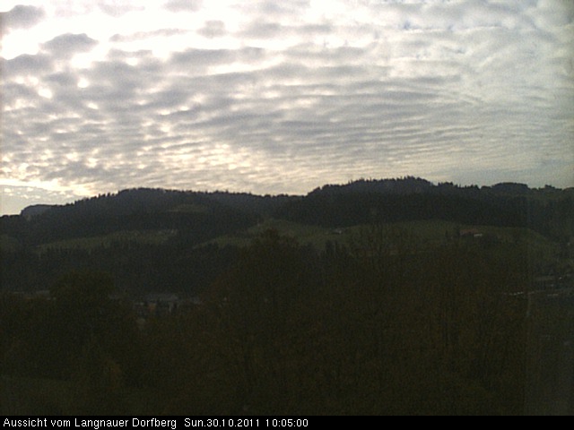 Webcam-Bild: Aussicht vom Dorfberg in Langnau 20111030-100500