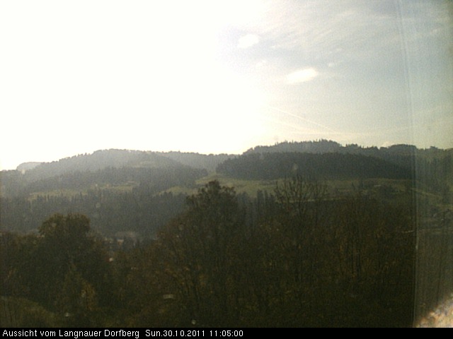 Webcam-Bild: Aussicht vom Dorfberg in Langnau 20111030-110500