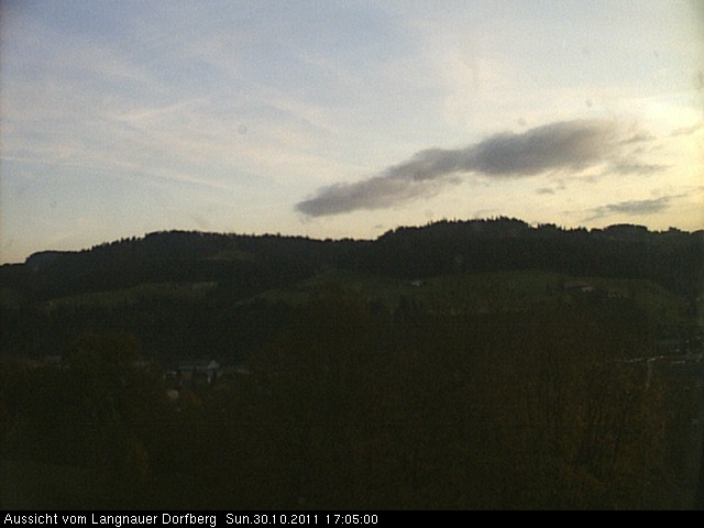 Webcam-Bild: Aussicht vom Dorfberg in Langnau 20111030-170500