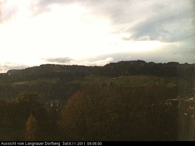 Webcam-Bild: Aussicht vom Dorfberg in Langnau 20111105-080500