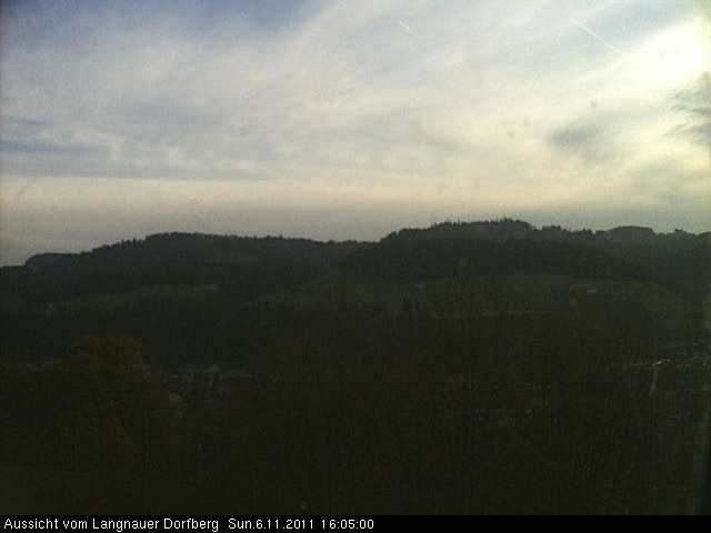 Webcam-Bild: Aussicht vom Dorfberg in Langnau 20111106-160500