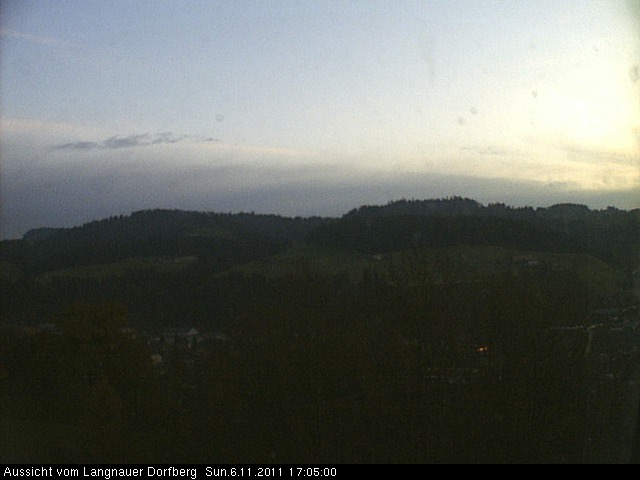 Webcam-Bild: Aussicht vom Dorfberg in Langnau 20111106-170500