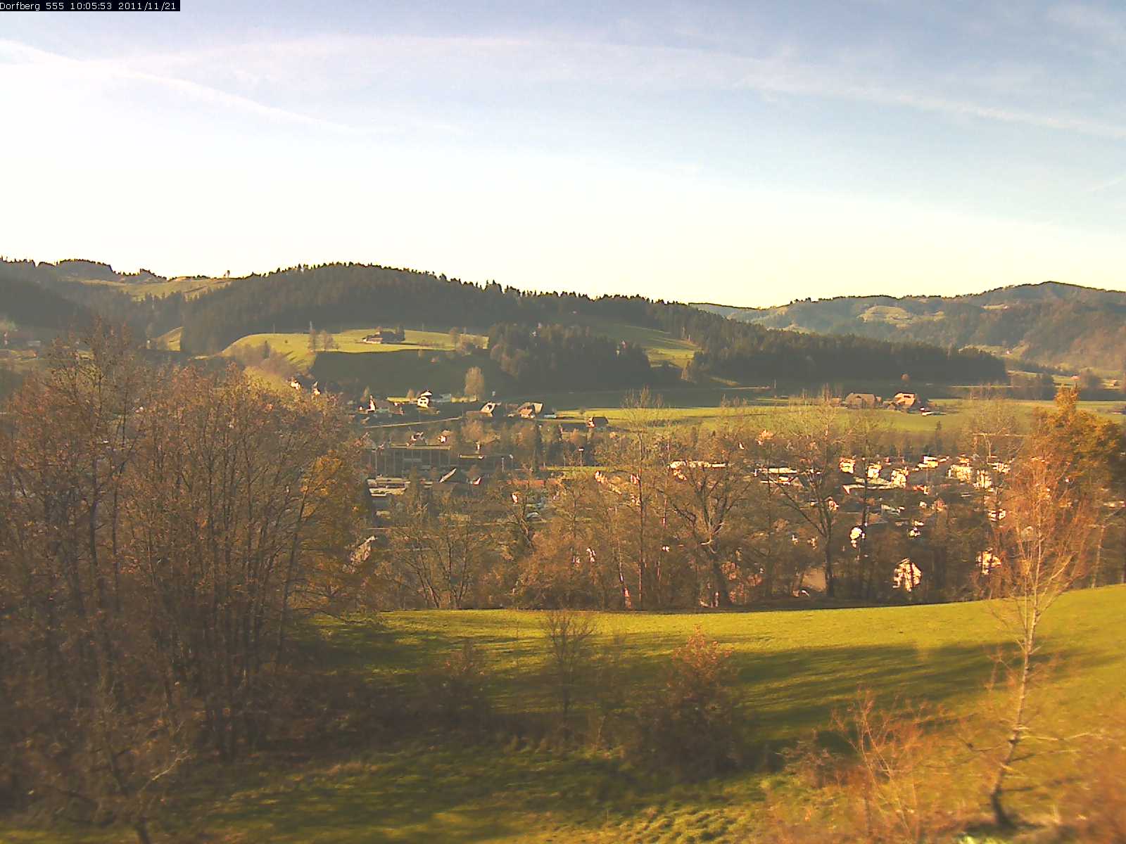 Webcam-Bild: Aussicht vom Dorfberg in Langnau 20111121-100600
