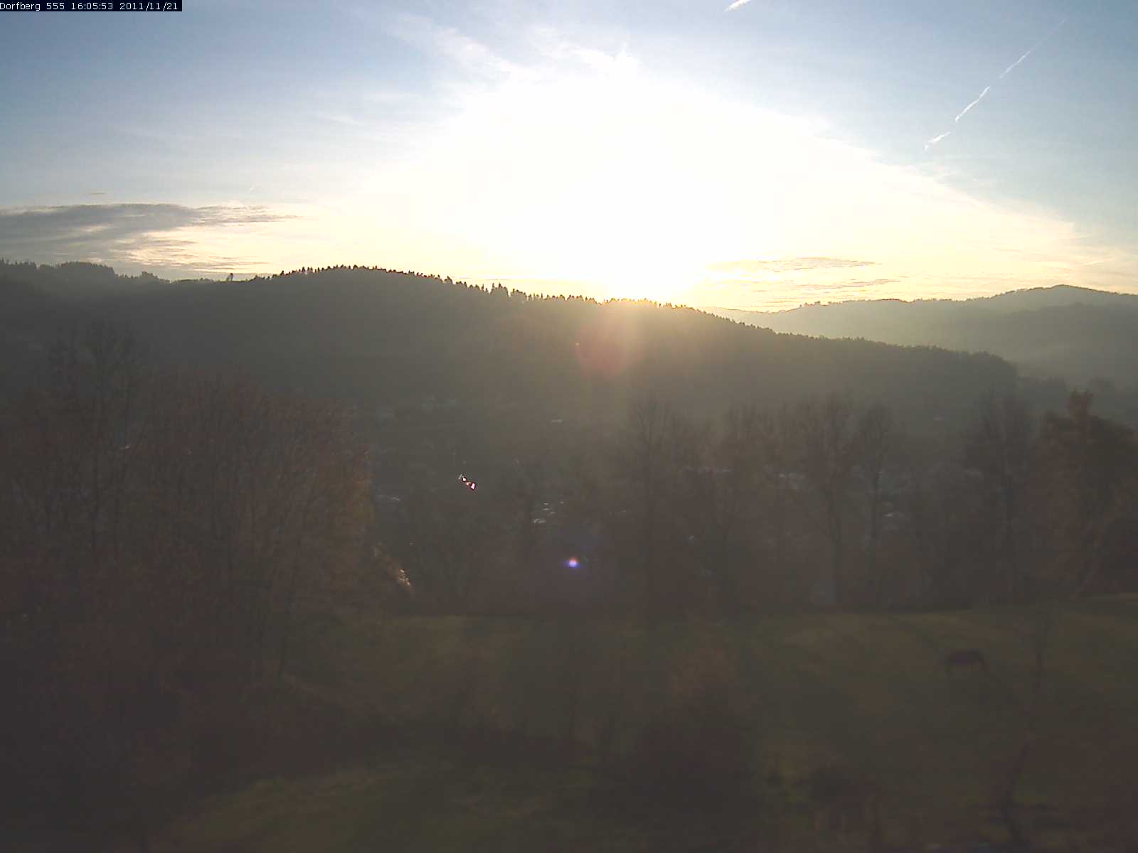 Webcam-Bild: Aussicht vom Dorfberg in Langnau 20111121-160600