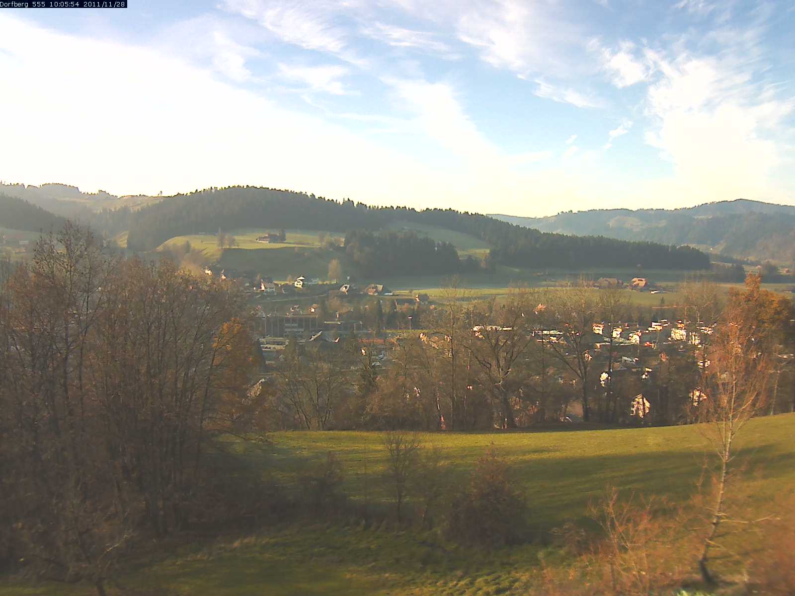 Webcam-Bild: Aussicht vom Dorfberg in Langnau 20111128-100600