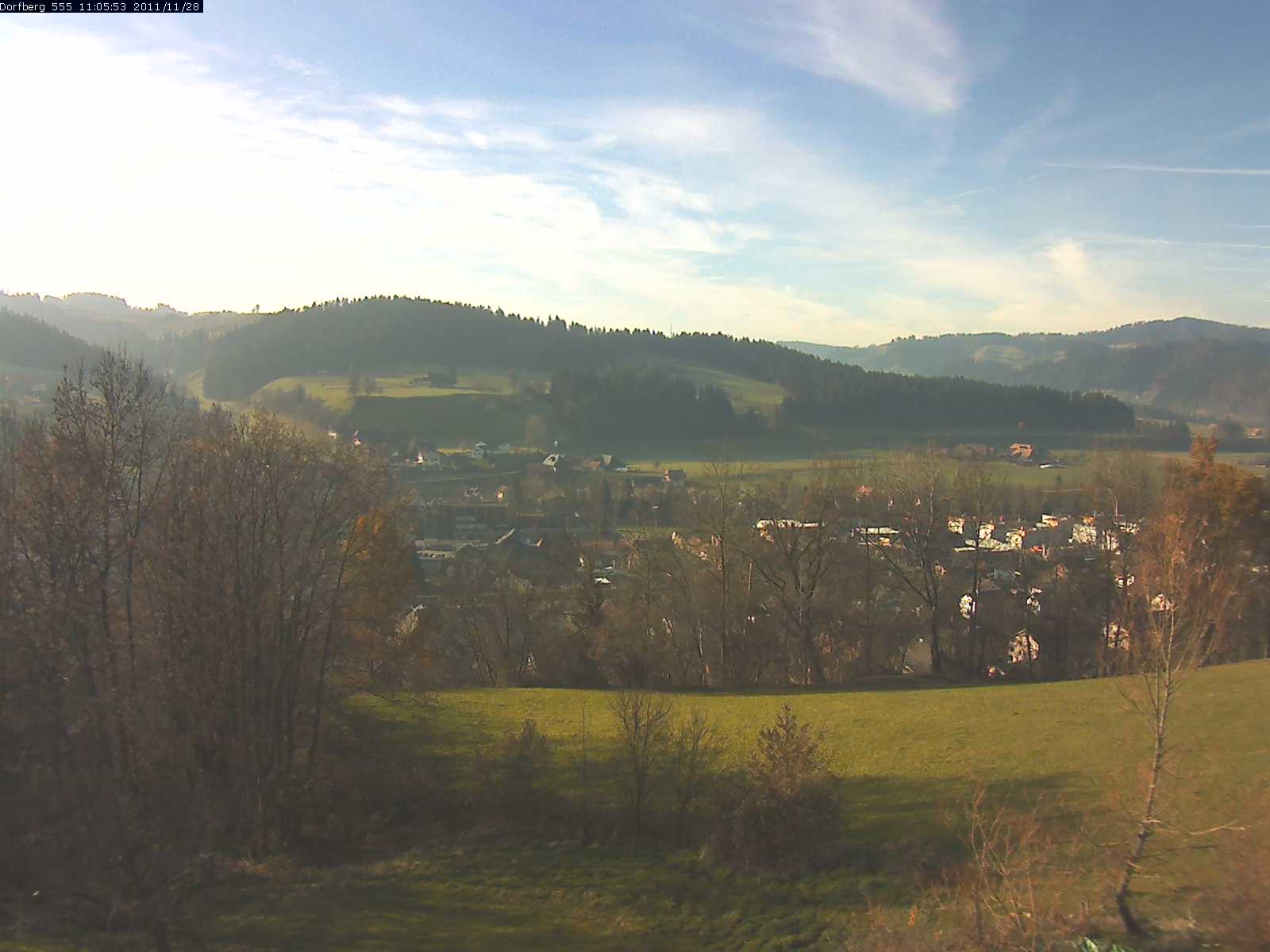 Webcam-Bild: Aussicht vom Dorfberg in Langnau 20111128-110600