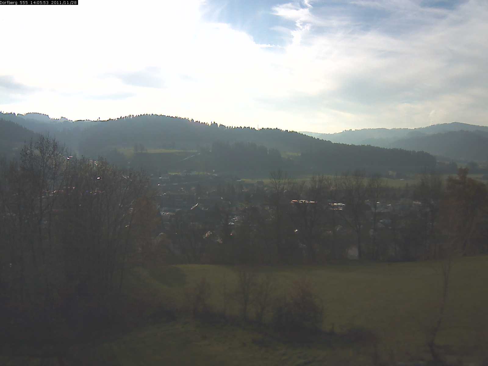 Webcam-Bild: Aussicht vom Dorfberg in Langnau 20111128-140600