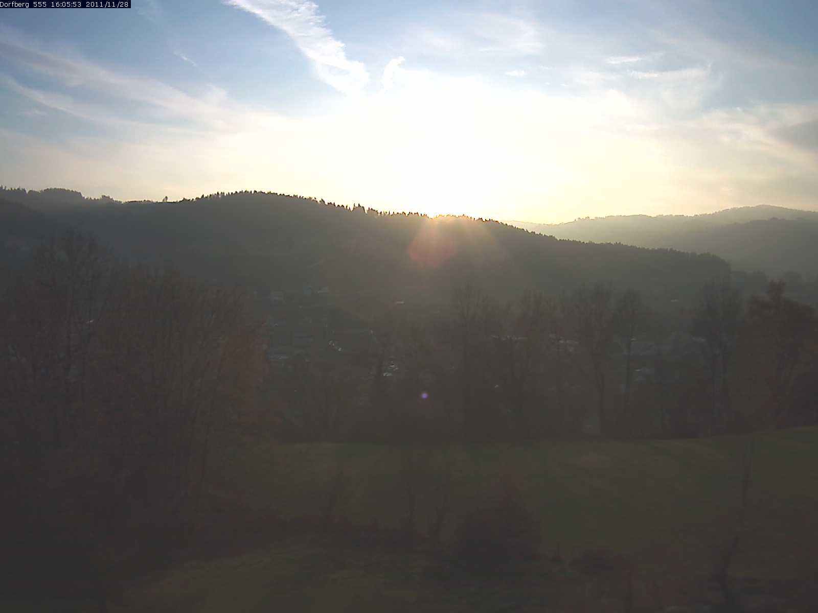 Webcam-Bild: Aussicht vom Dorfberg in Langnau 20111128-160600