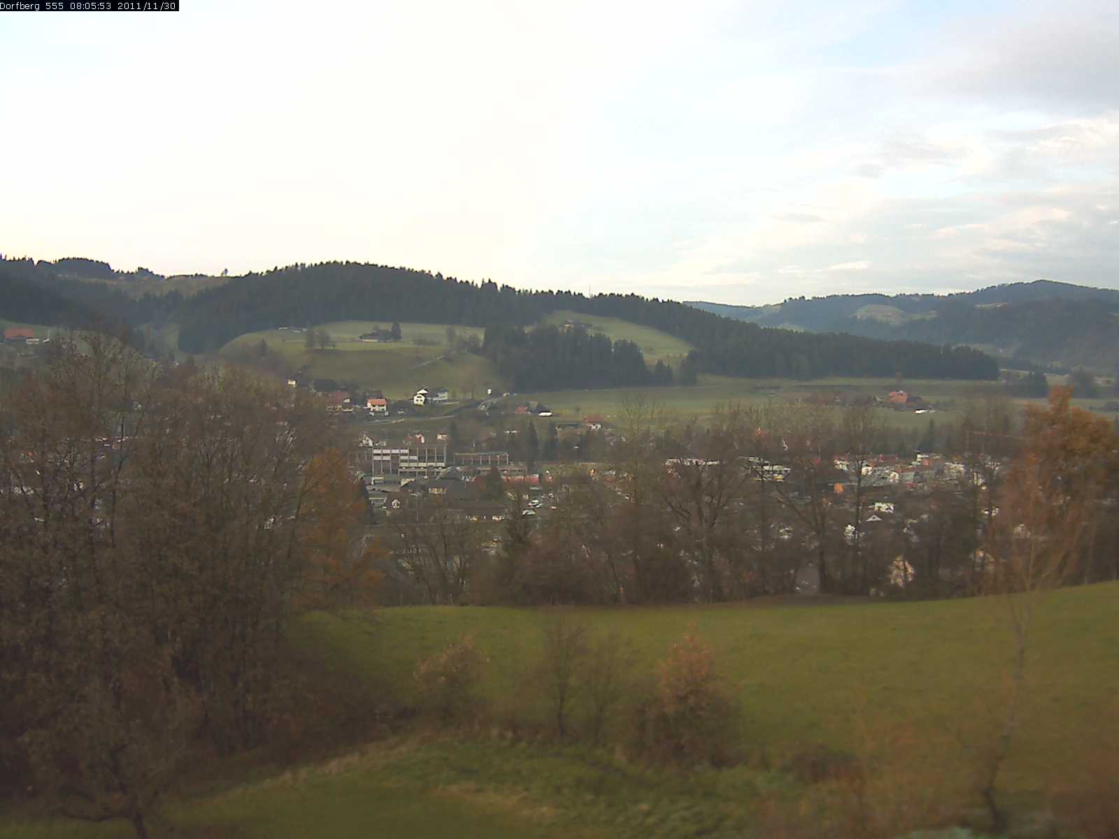Webcam-Bild: Aussicht vom Dorfberg in Langnau 20111130-080600