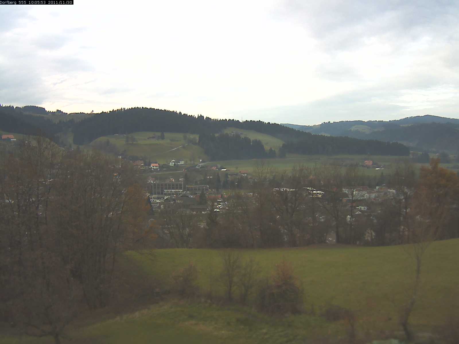Webcam-Bild: Aussicht vom Dorfberg in Langnau 20111130-100600