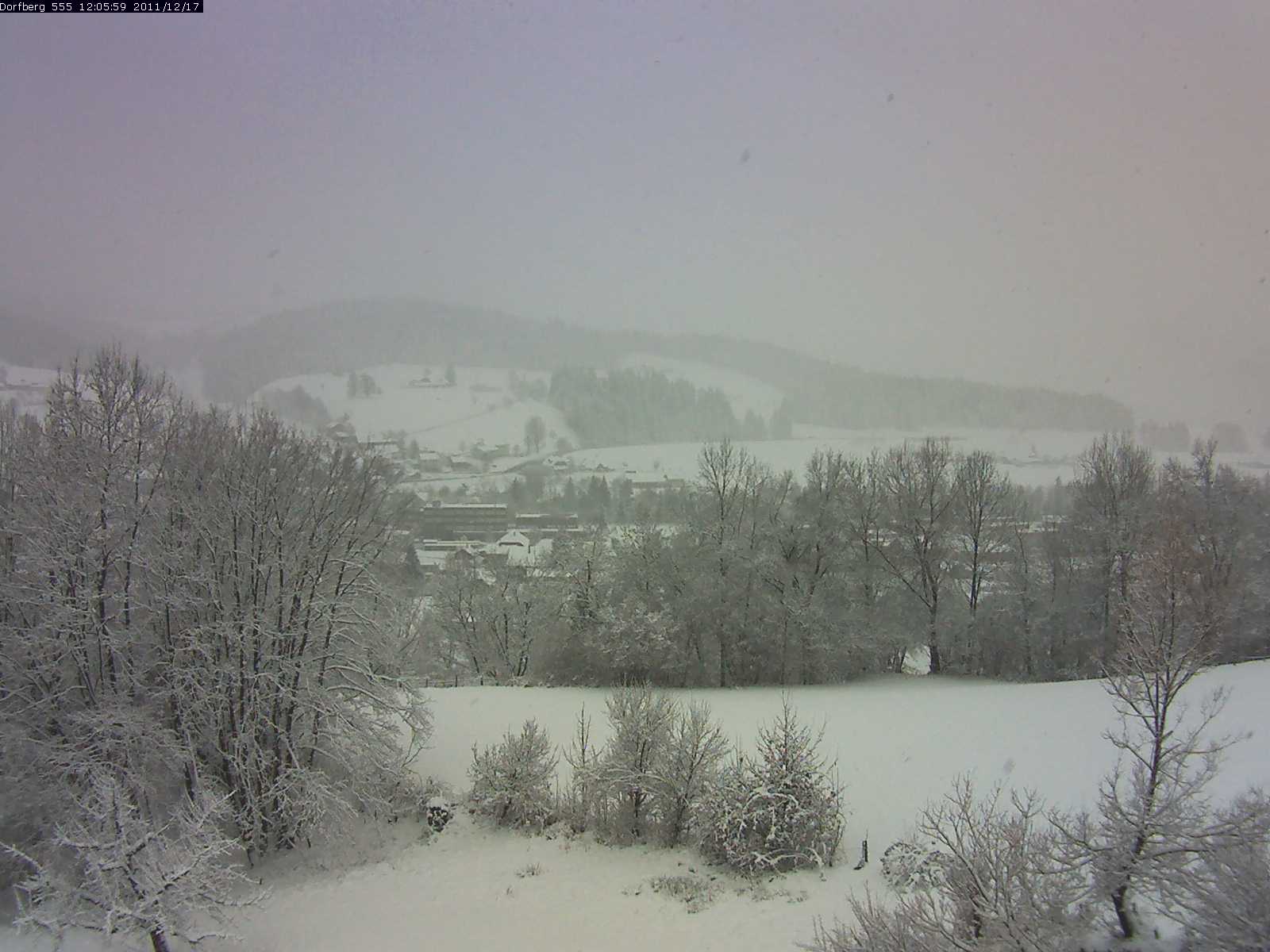 Webcam-Bild: Aussicht vom Dorfberg in Langnau 20111217-120600