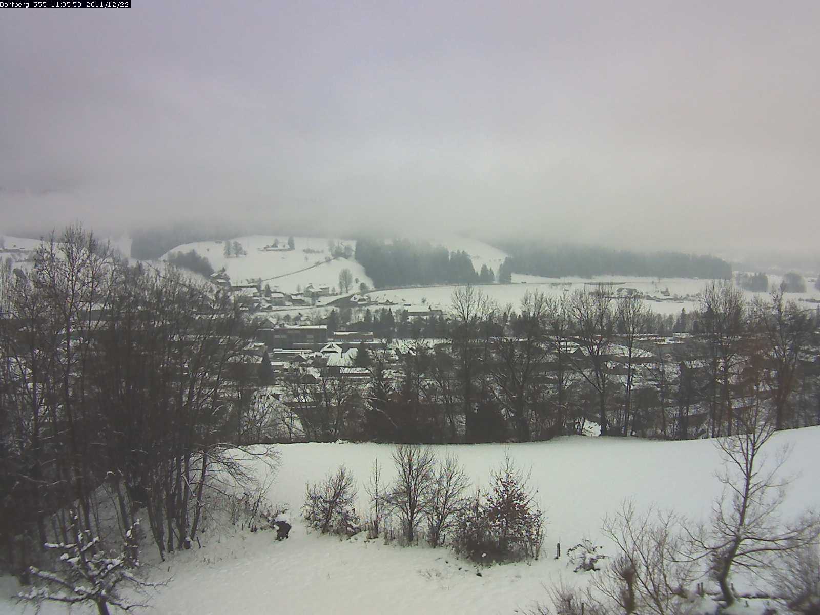 Webcam-Bild: Aussicht vom Dorfberg in Langnau 20111222-110600