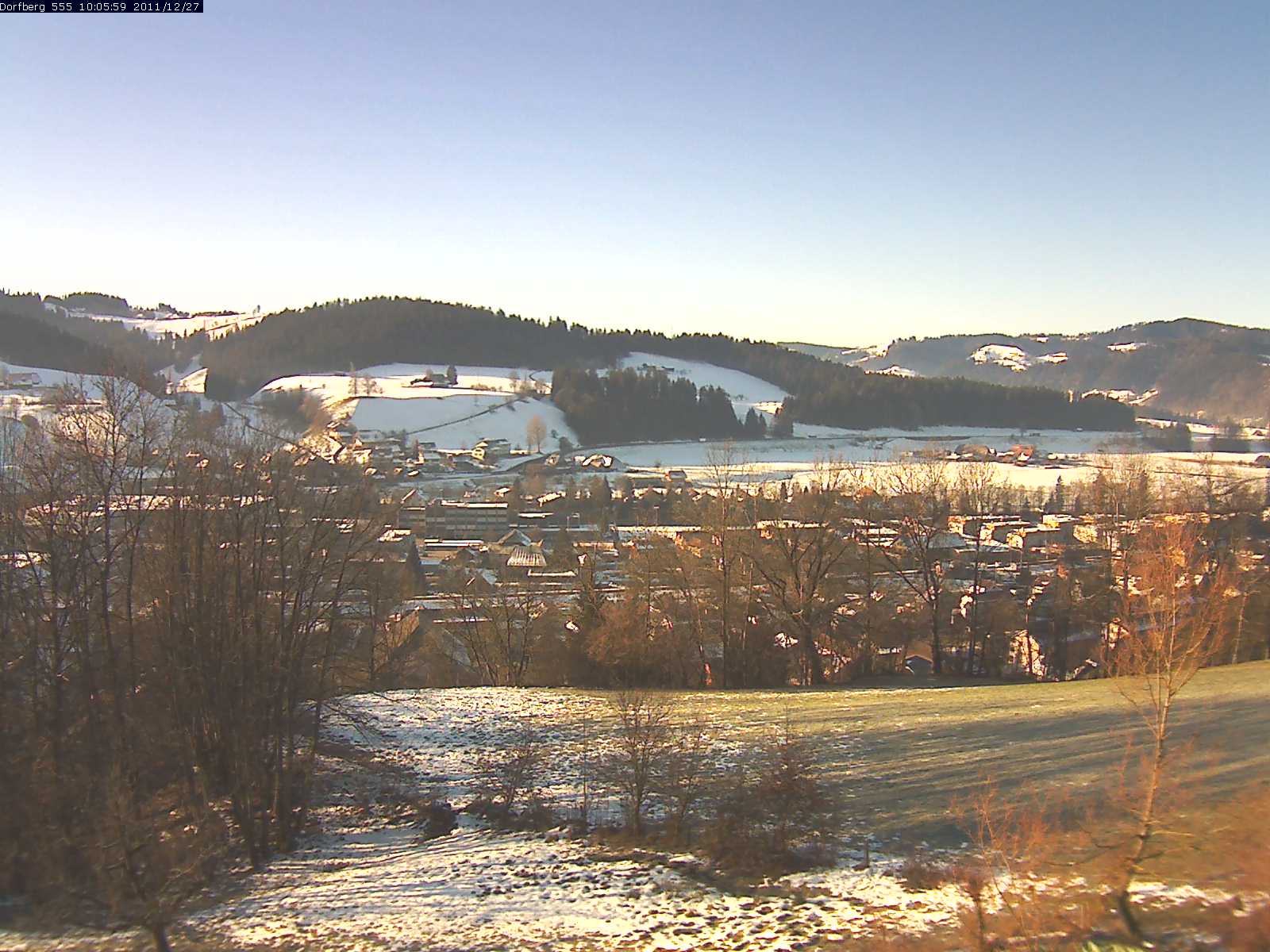 Webcam-Bild: Aussicht vom Dorfberg in Langnau 20111227-100600