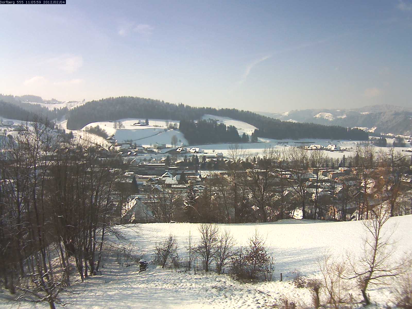 Webcam-Bild: Aussicht vom Dorfberg in Langnau 20120204-110600