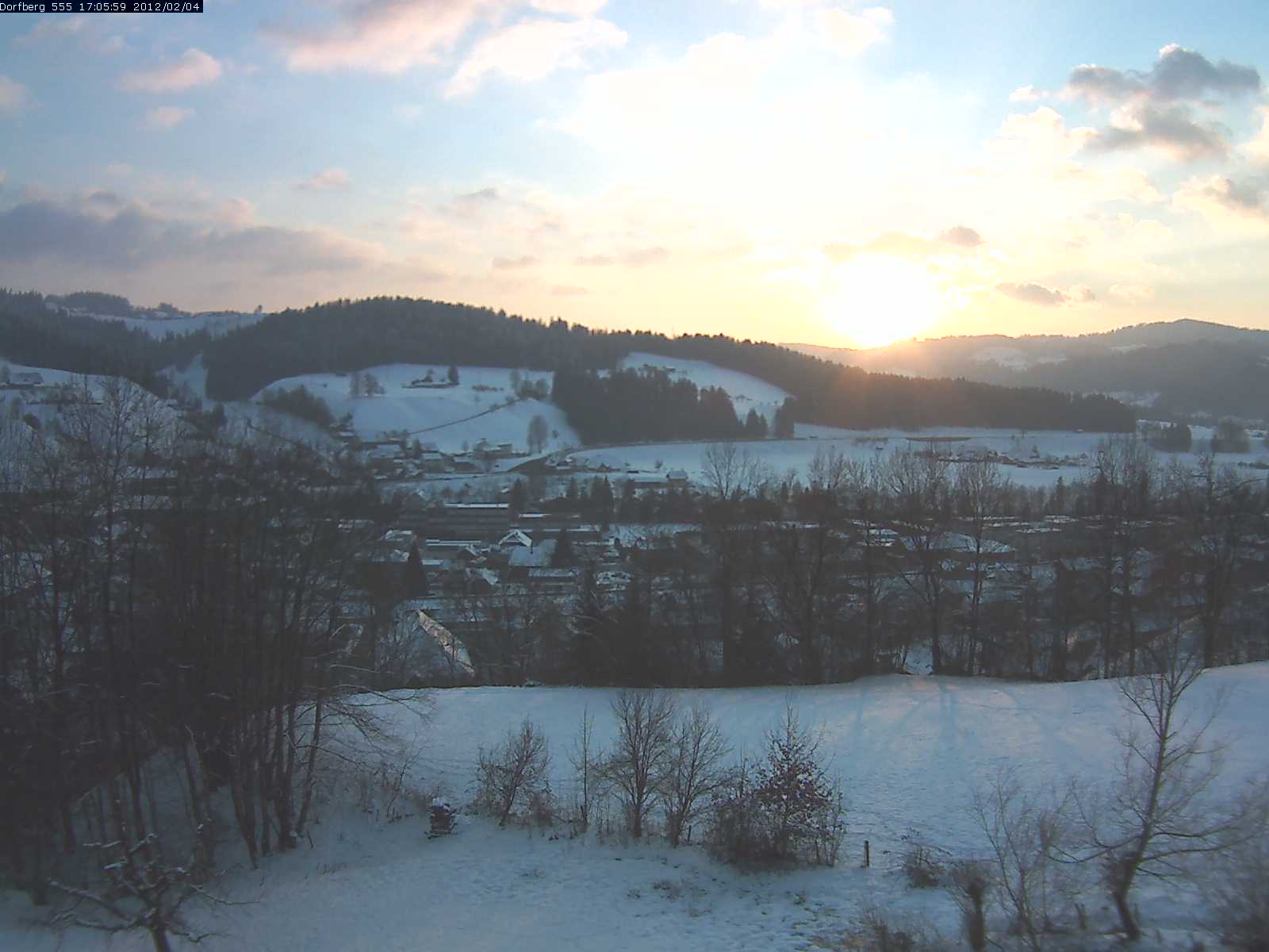 Webcam-Bild: Aussicht vom Dorfberg in Langnau 20120204-170600