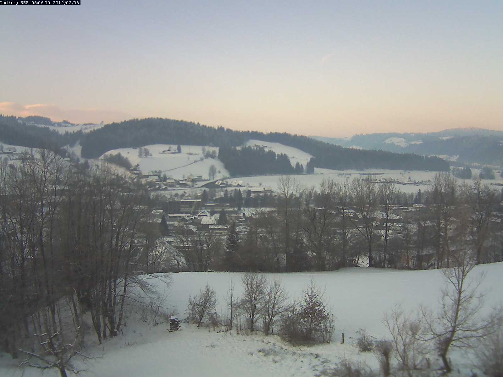 Webcam-Bild: Aussicht vom Dorfberg in Langnau 20120206-080600