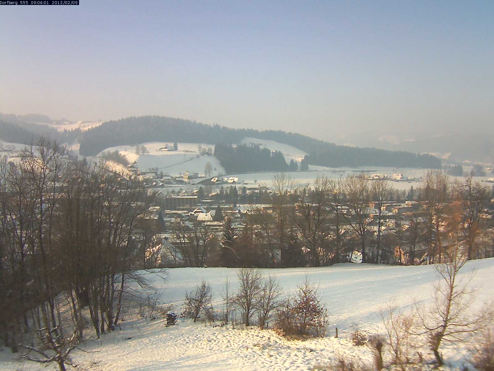 Webcam-Bild: Aussicht vom Dorfberg in Langnau 20120209-090600