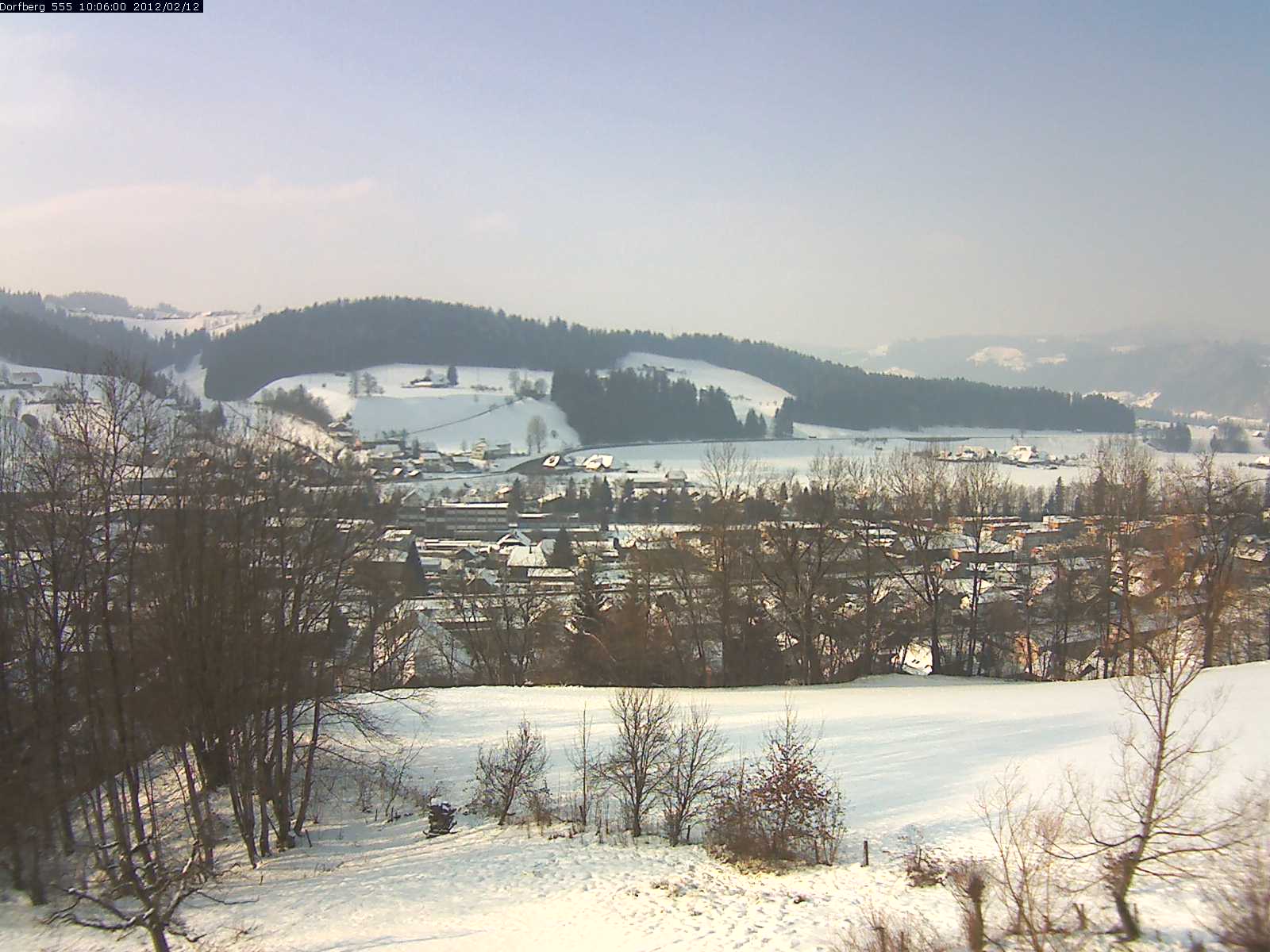 Webcam-Bild: Aussicht vom Dorfberg in Langnau 20120212-100600