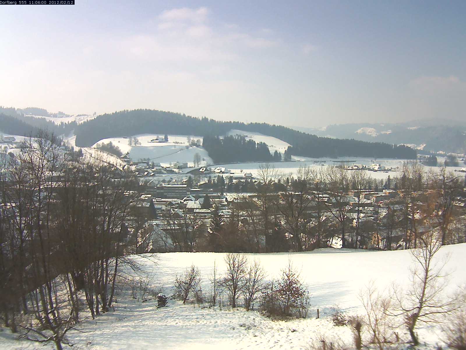 Webcam-Bild: Aussicht vom Dorfberg in Langnau 20120212-110600