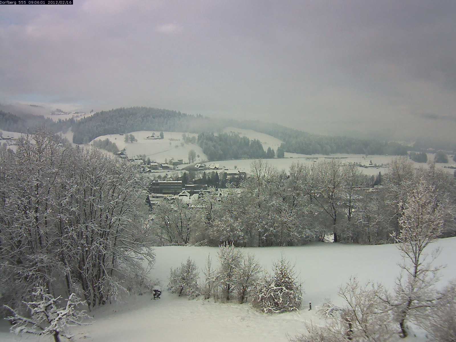 Webcam-Bild: Aussicht vom Dorfberg in Langnau 20120216-090600