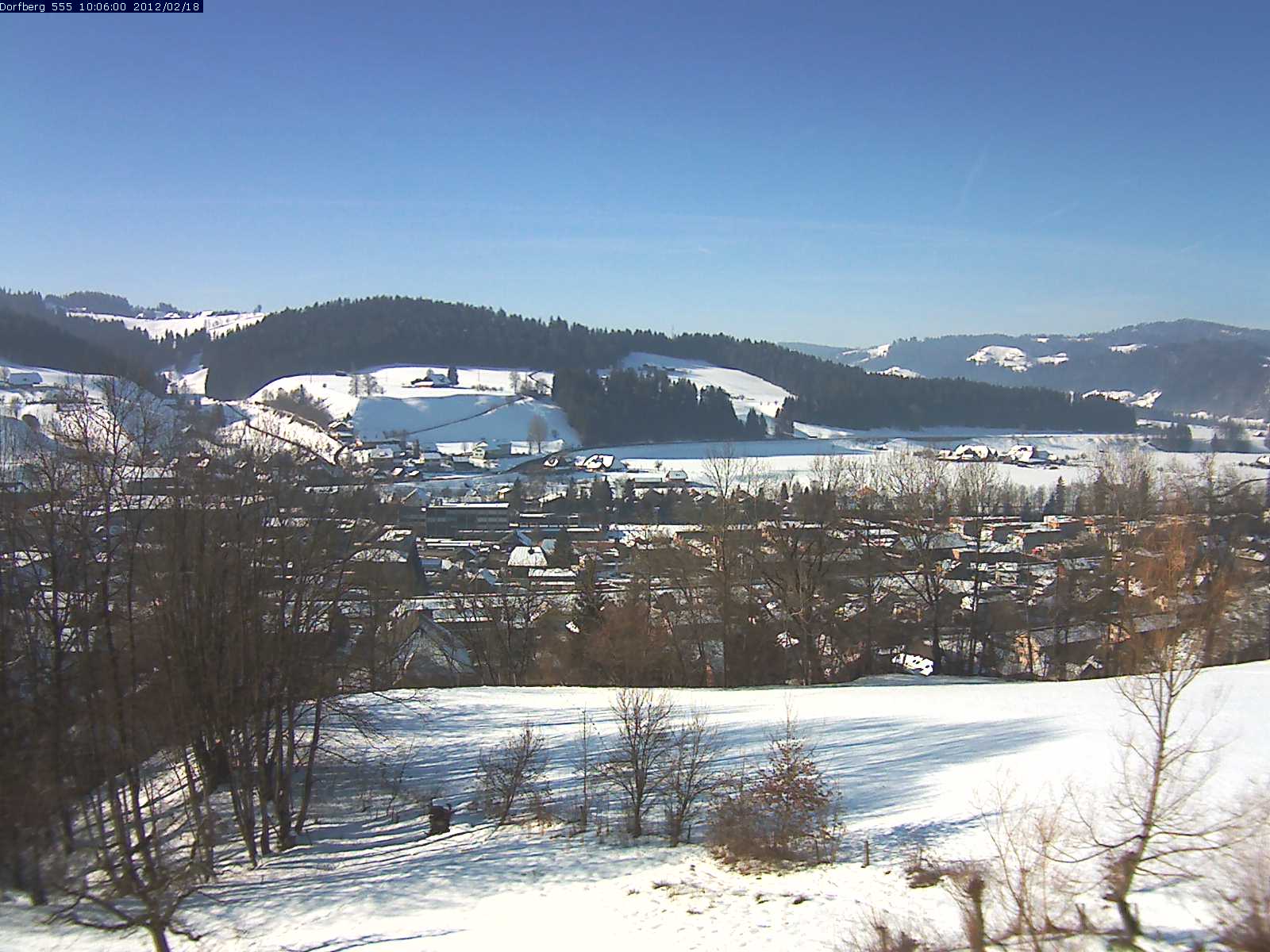 Webcam-Bild: Aussicht vom Dorfberg in Langnau 20120218-100600