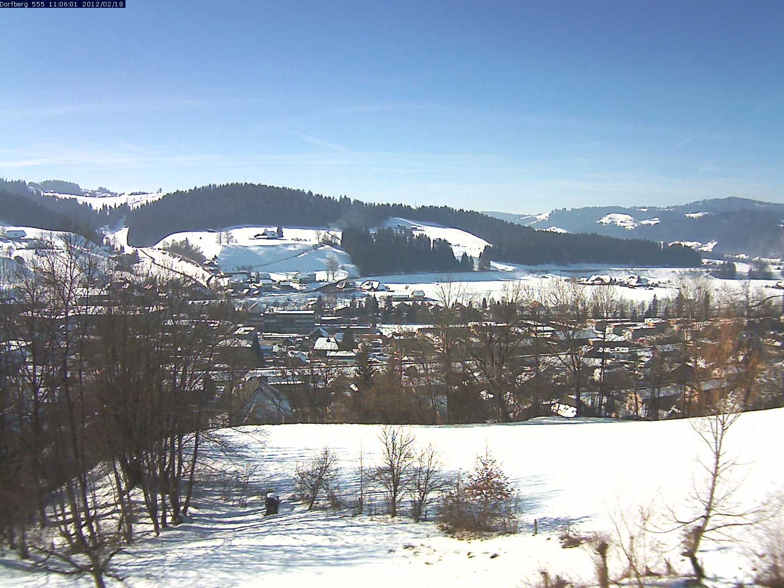Webcam-Bild: Aussicht vom Dorfberg in Langnau 20120218-110600