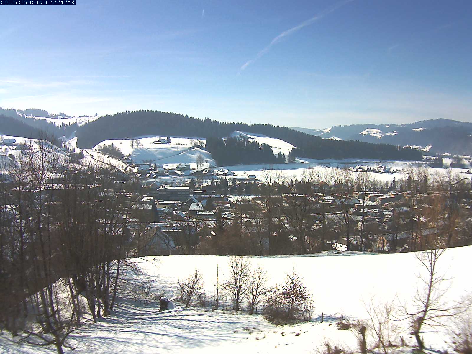 Webcam-Bild: Aussicht vom Dorfberg in Langnau 20120218-120600