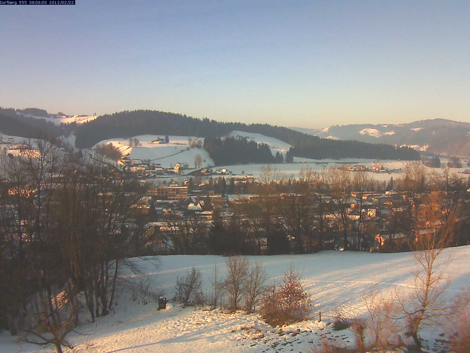 Webcam-Bild: Aussicht vom Dorfberg in Langnau 20120222-080600
