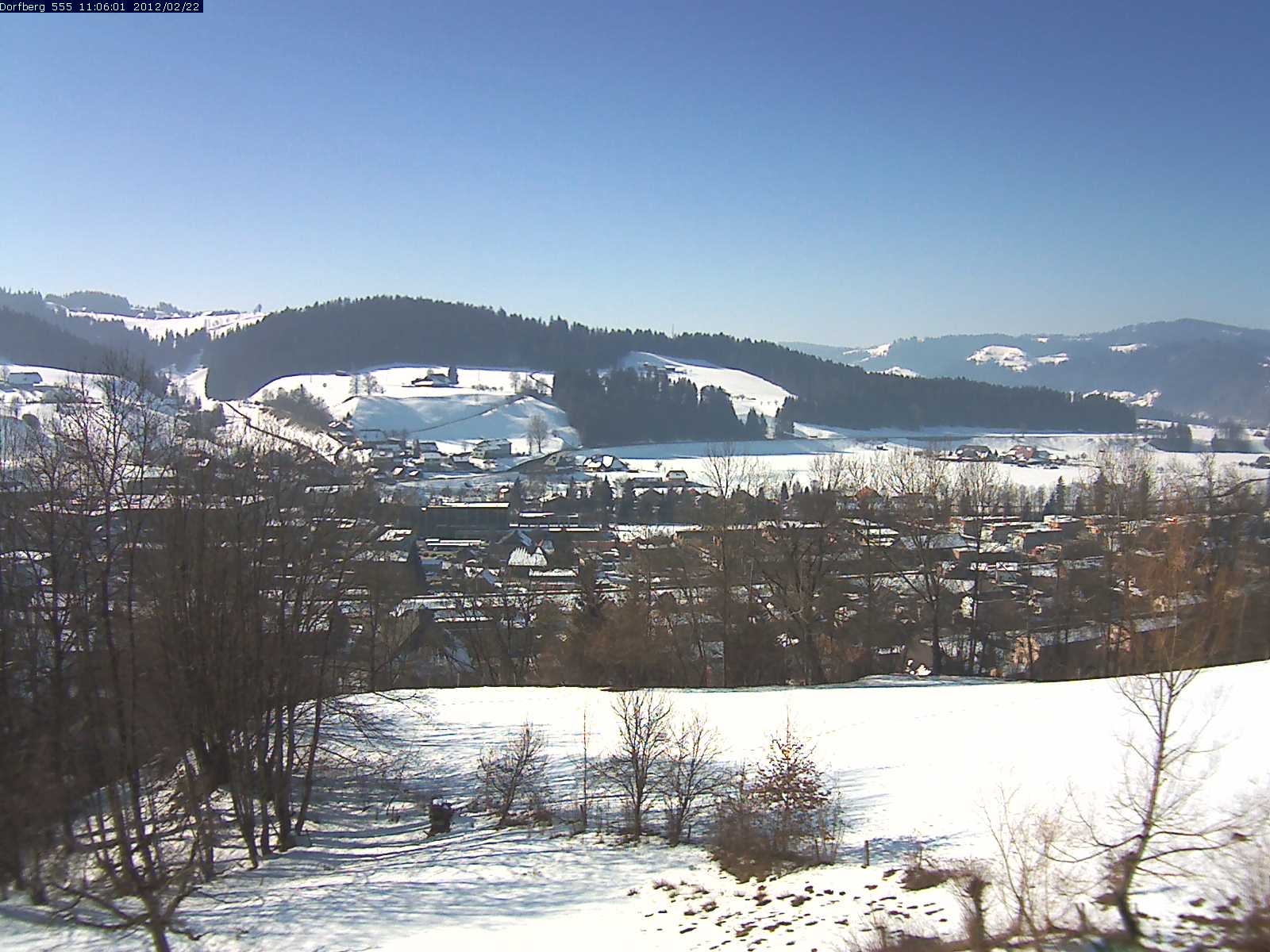 Webcam-Bild: Aussicht vom Dorfberg in Langnau 20120222-110600