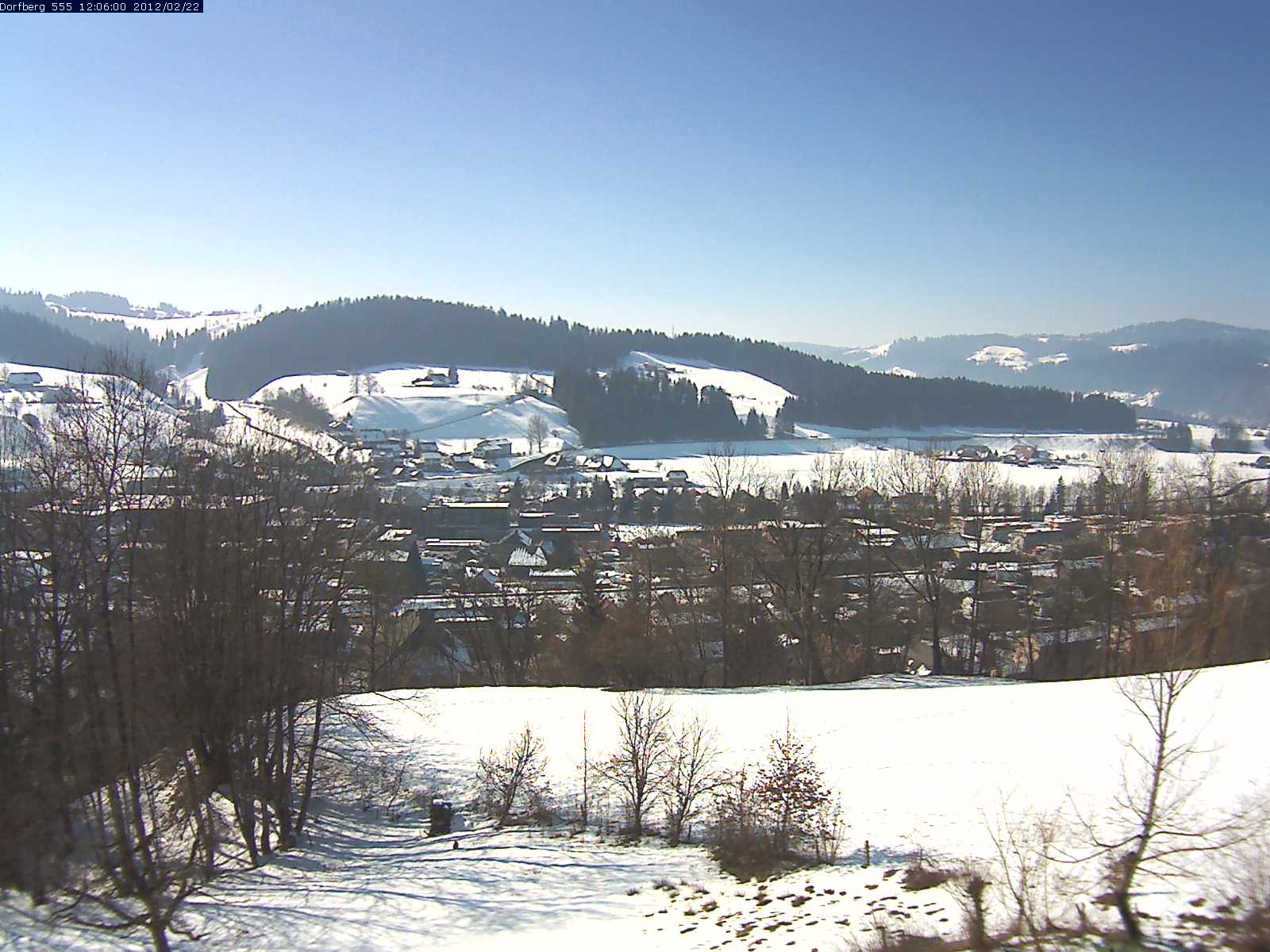 Webcam-Bild: Aussicht vom Dorfberg in Langnau 20120222-120600